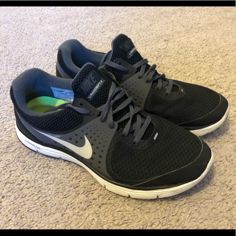 Men Nike Lunarswift 4 in grey and black size 8
